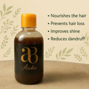Arobia Herbal Shampoo – Natural Hair Cleanser for Strong, Shiny & Healthy Hair